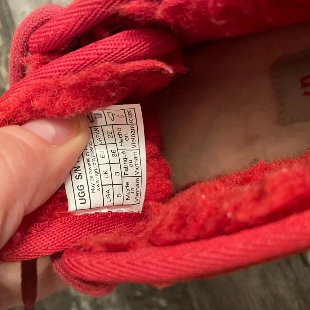 UGG Kids Vibrant Red Boots